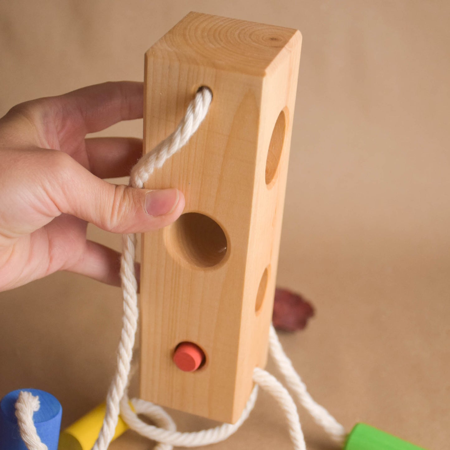 Block with Cylinders