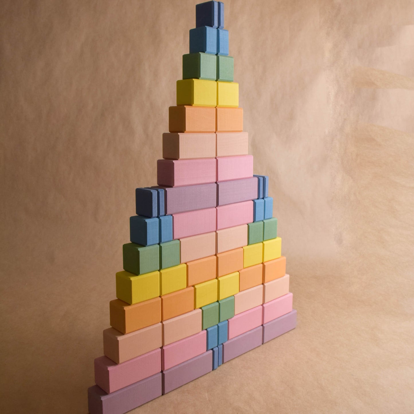 Stepped Counting Blocks Pastel