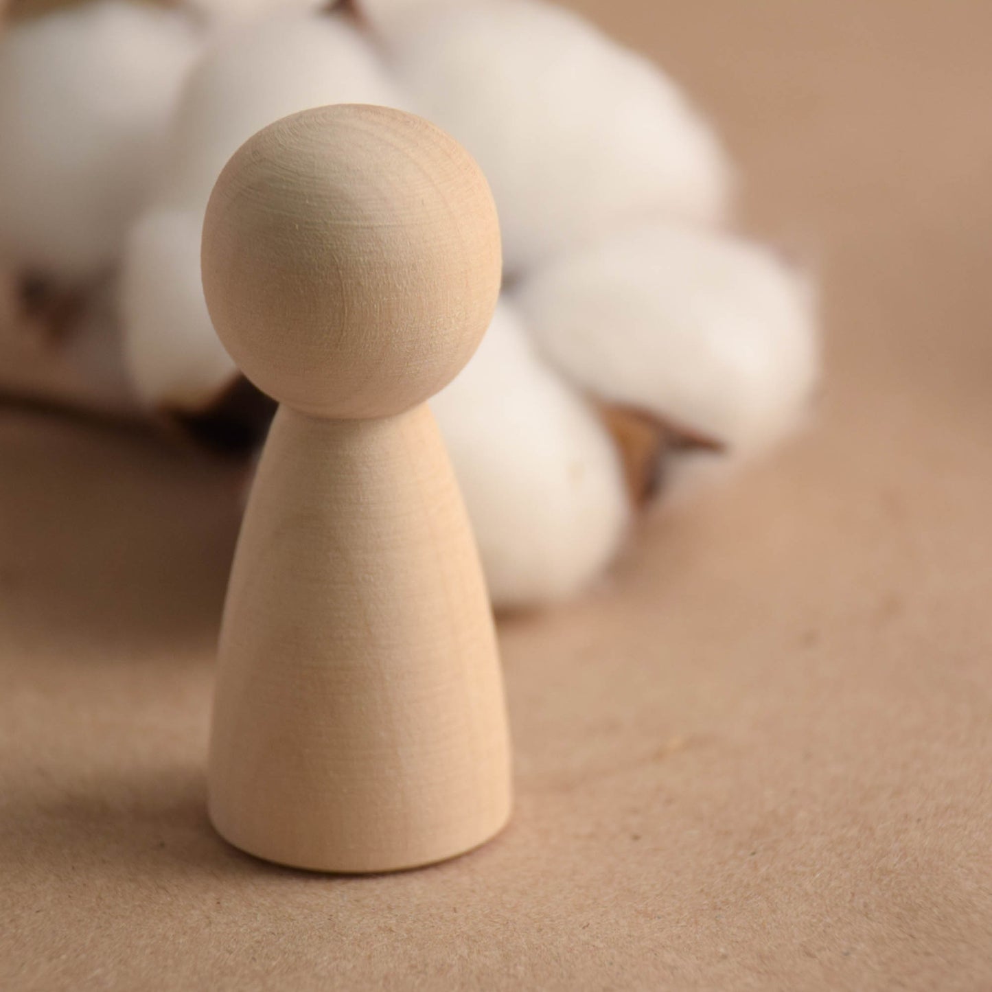 Unfinished Wooden Waldorf Diy Peg Dolls