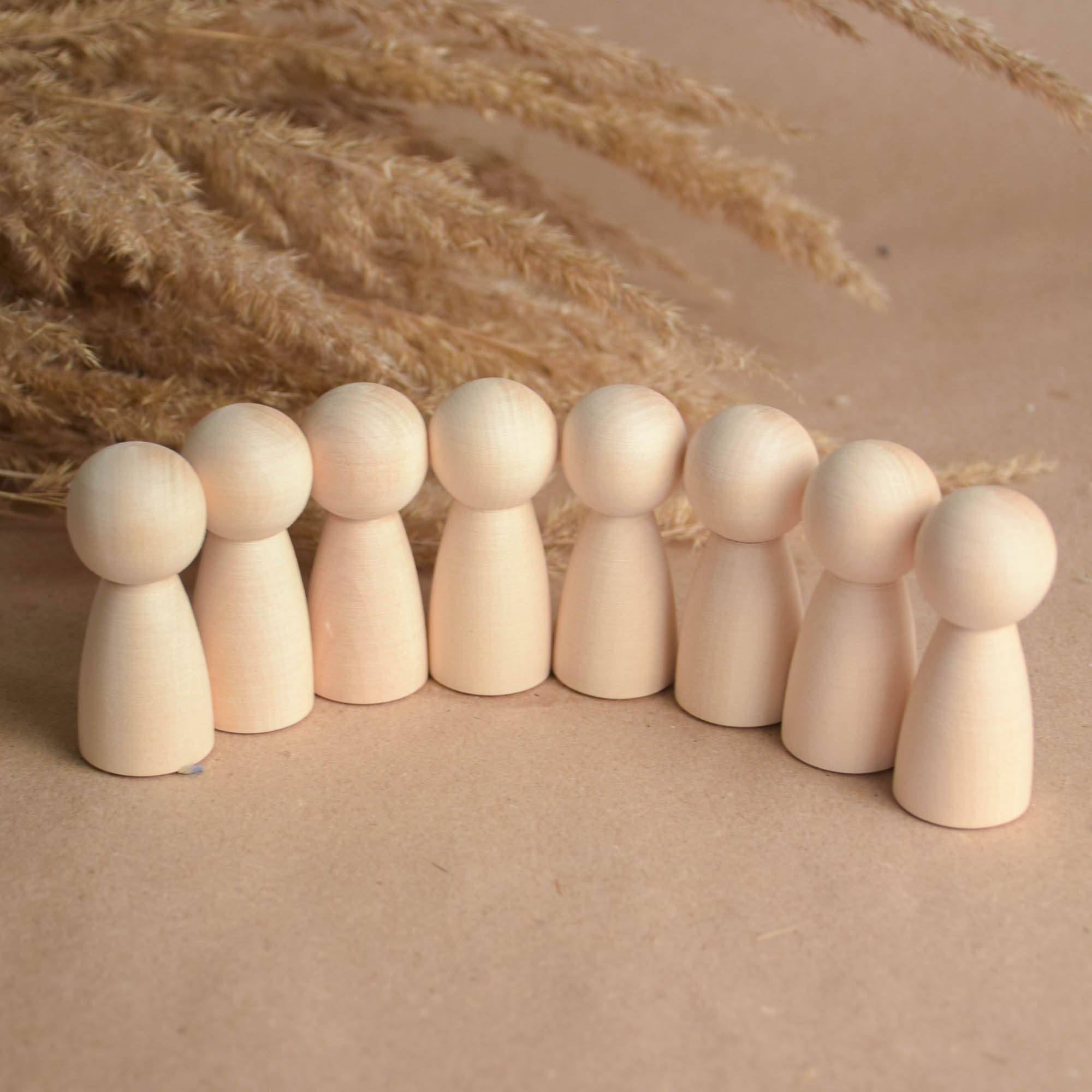 thumbnail image 2 of Buy Wood Peg Dolls Unfinished 3.5 Inch, Pack Of 30 Wooden Peg People... 2 of 13