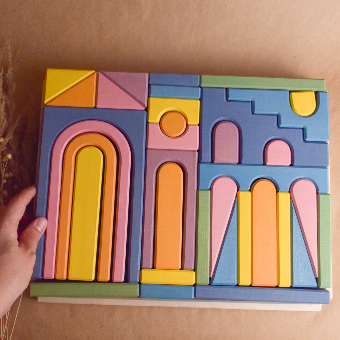 Pastel City Building Set