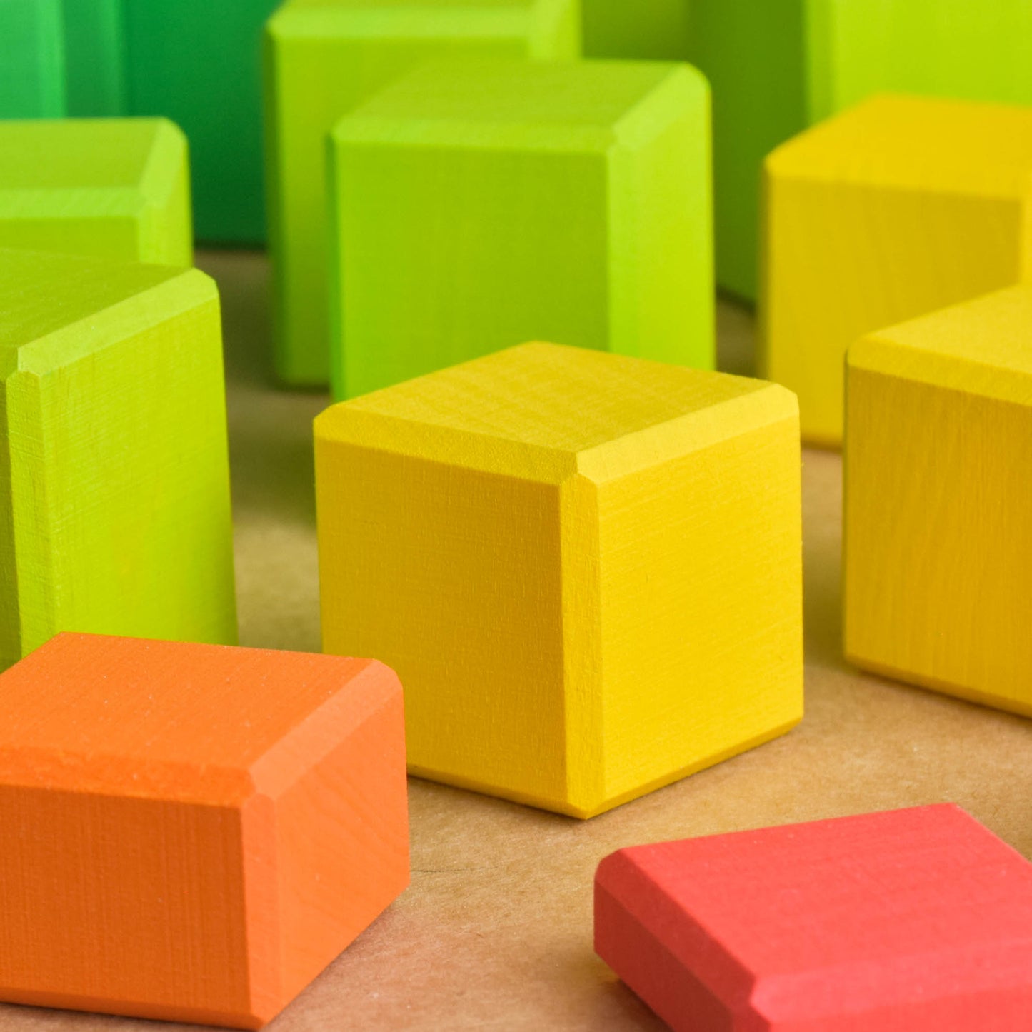 Stepped Counting Blocks Rrainbow