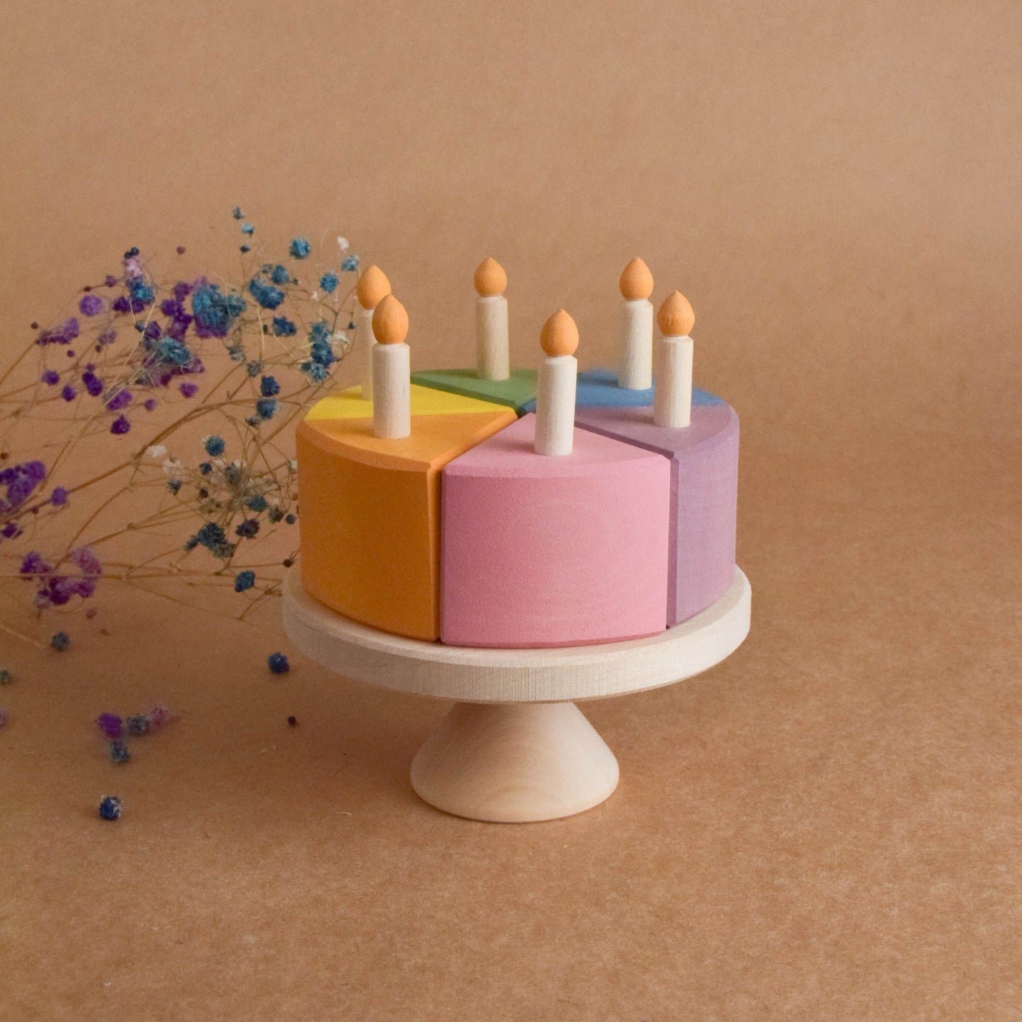 Cake with Candles Pastel