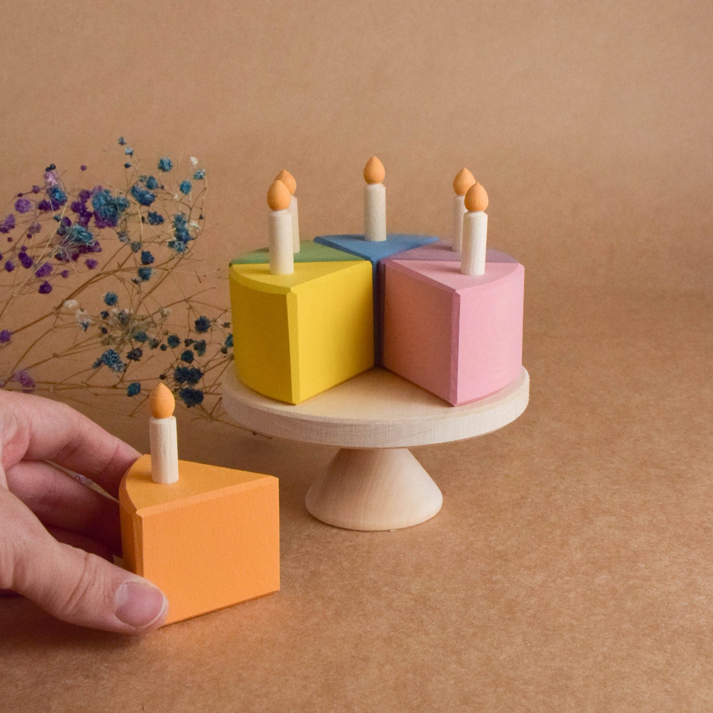 Cake with Candles Pastel
