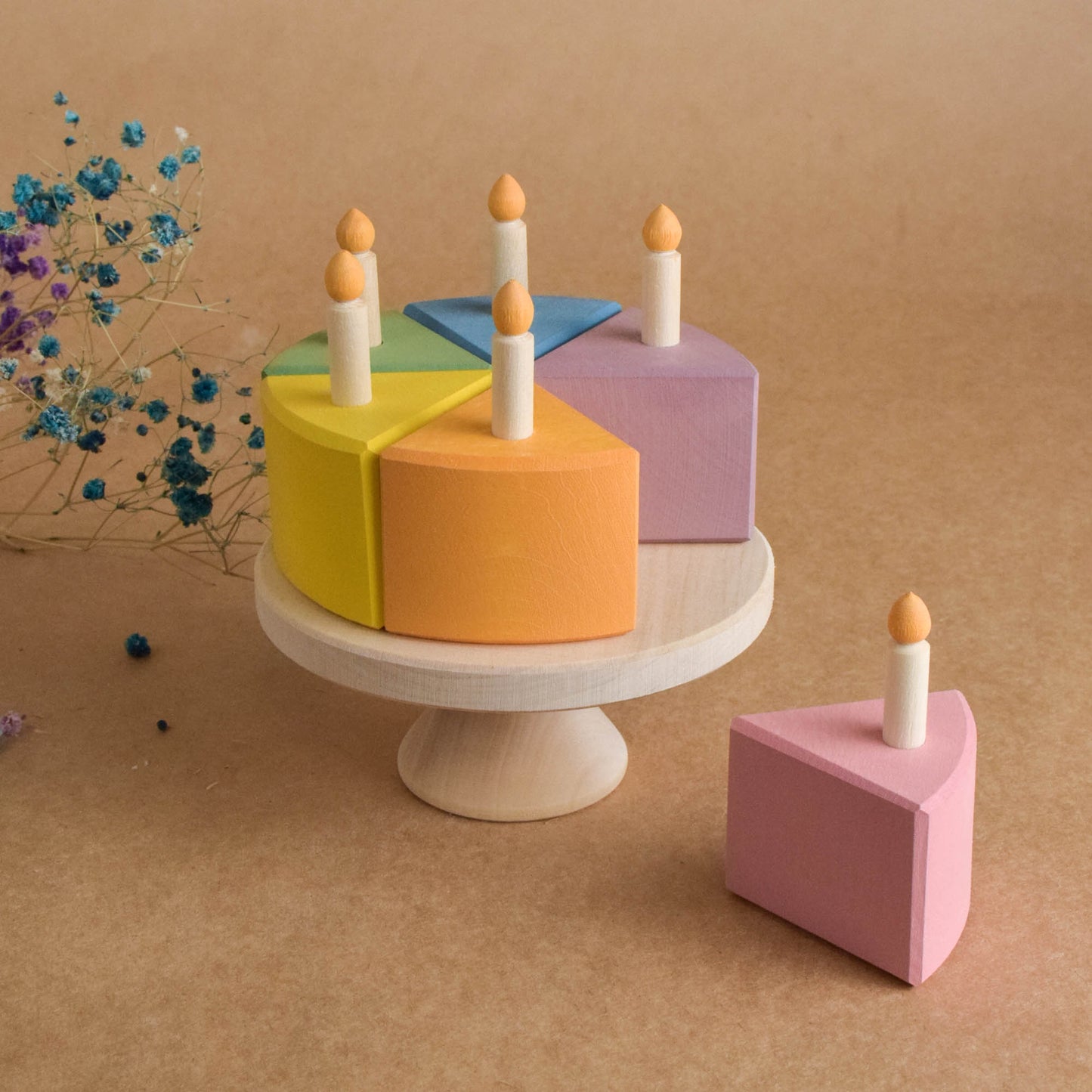 Cake with Candles Pastel