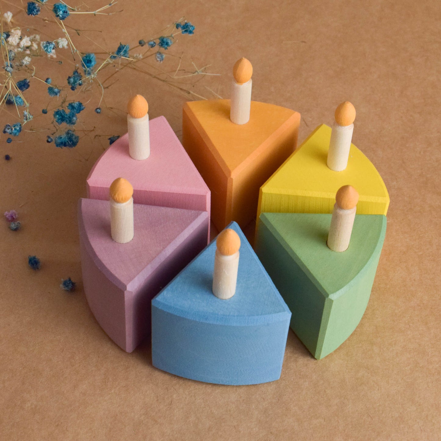 Cake with Candles Pastel