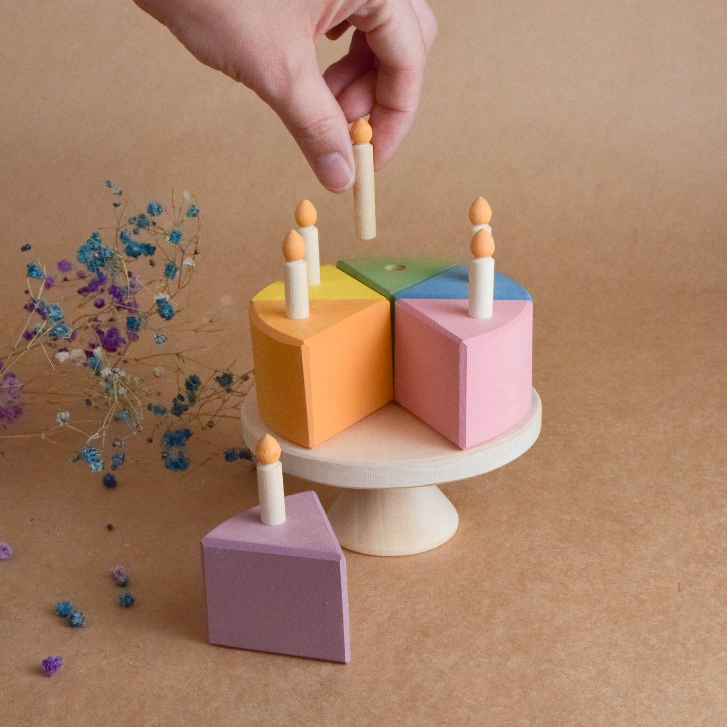 Cake with Candles Pastel