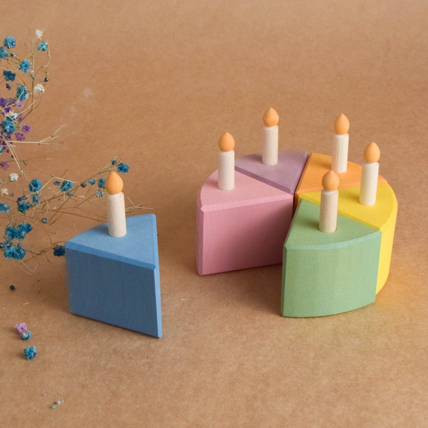 Cake with Candles Pastel