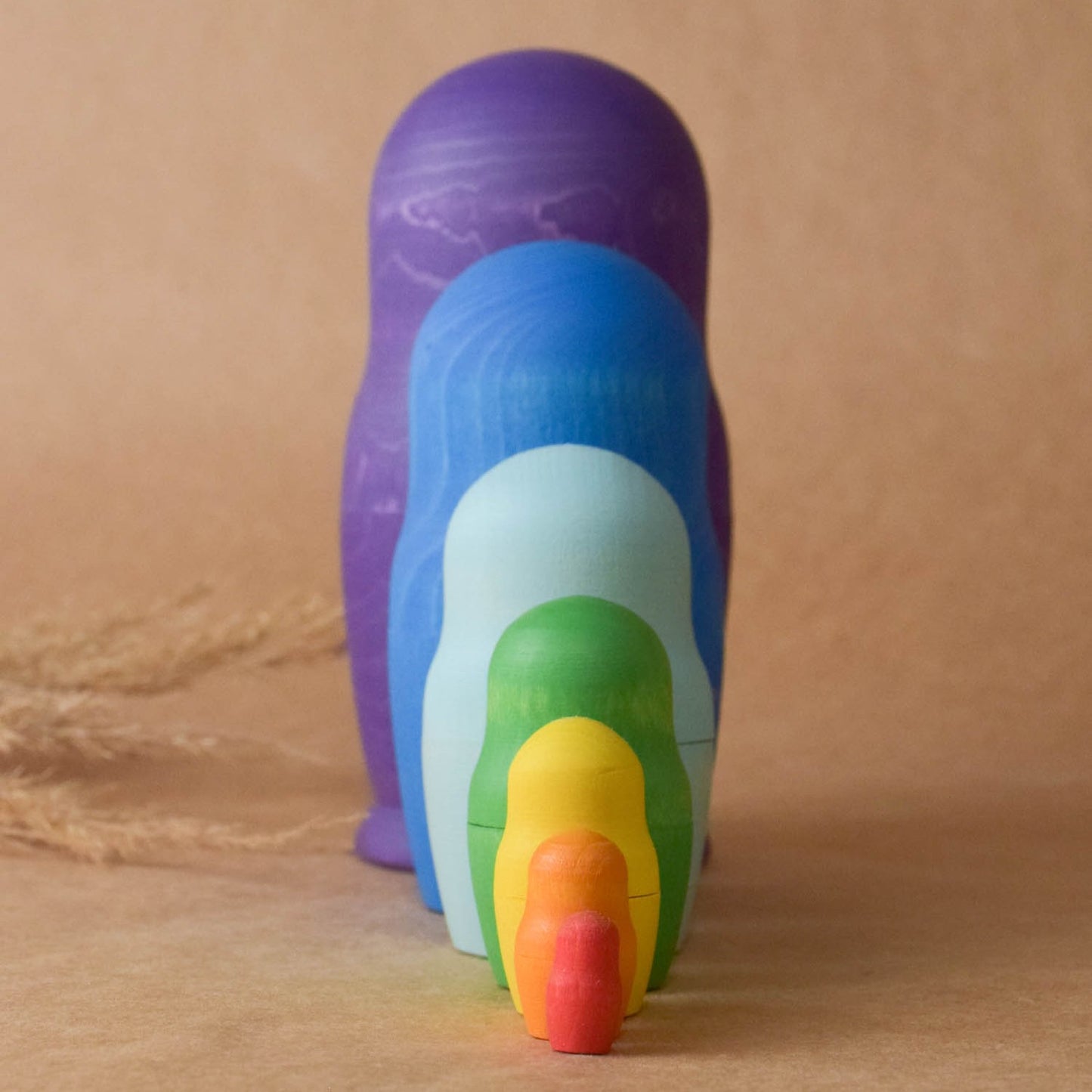 Stacking Babushka Dolls Wooden Rainbow