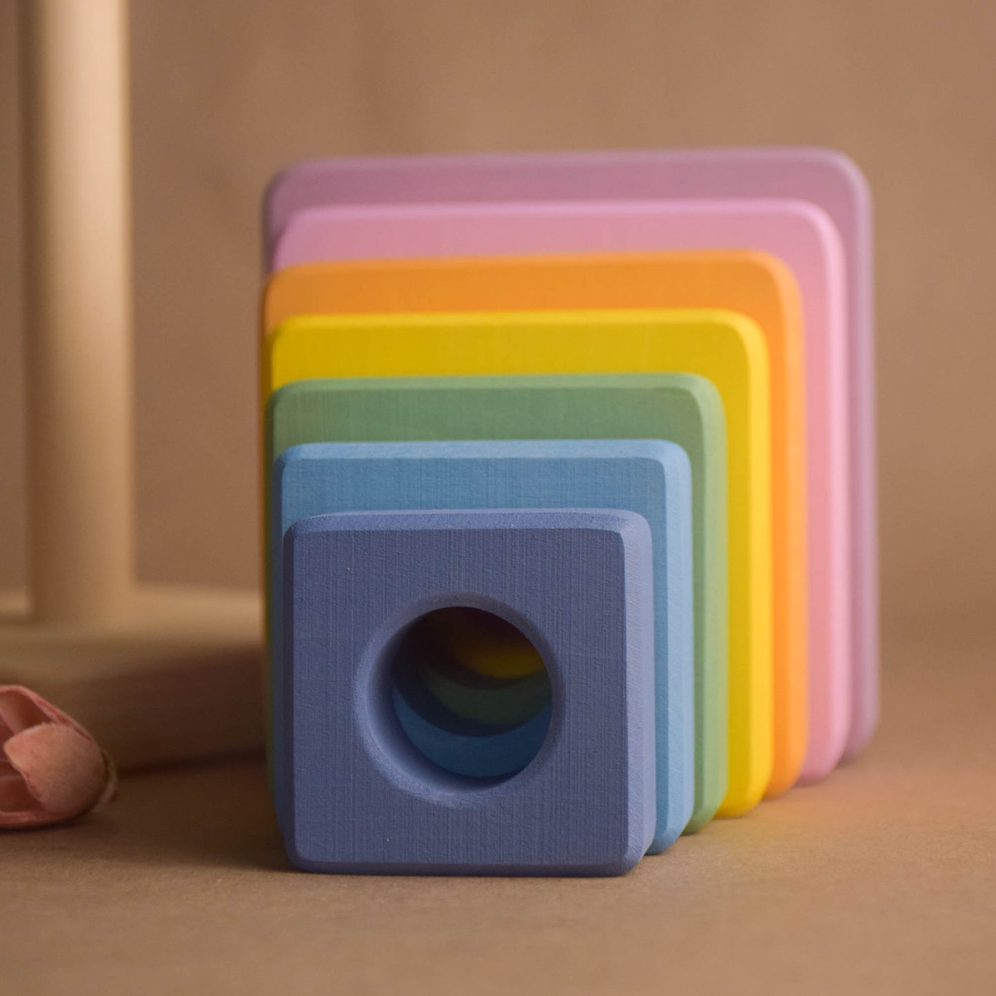 Wooden Ring Stacker Toy