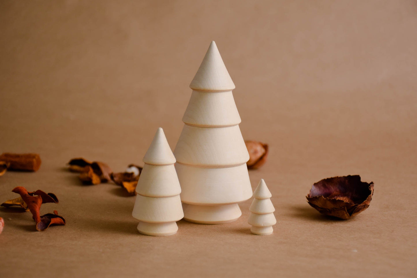 Waldorf Wooden Trees Toy Set