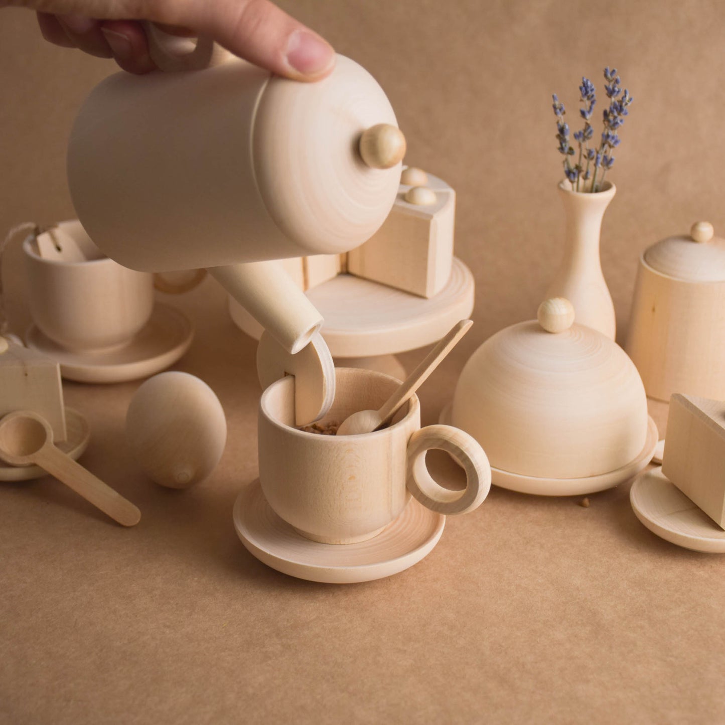 Tea Set and Cake