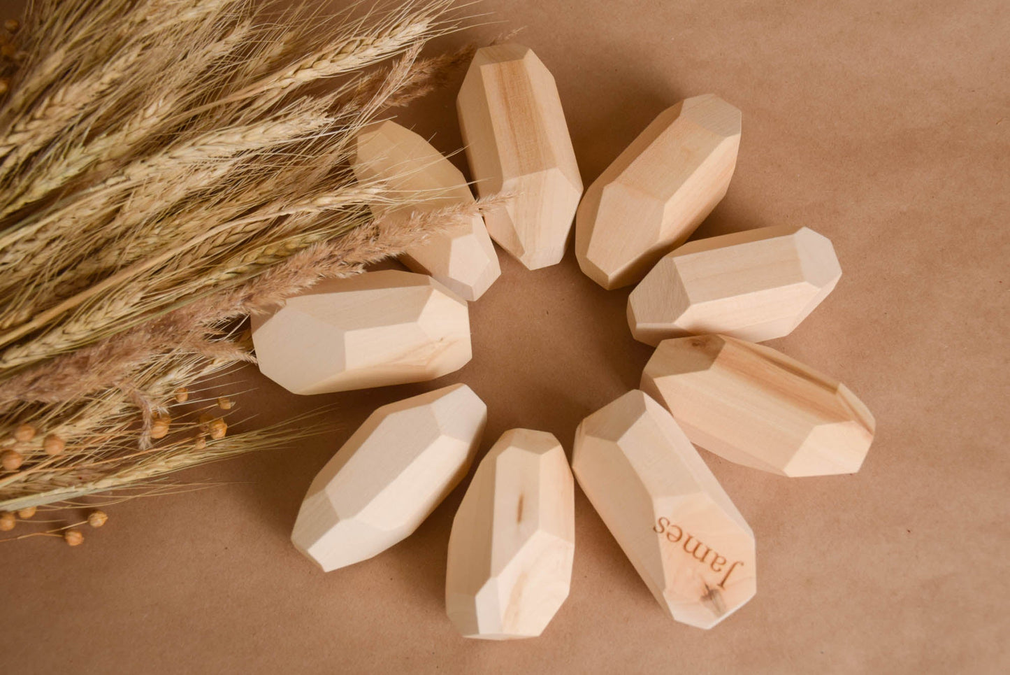 Natural Tumi Ishi Stones Elongated