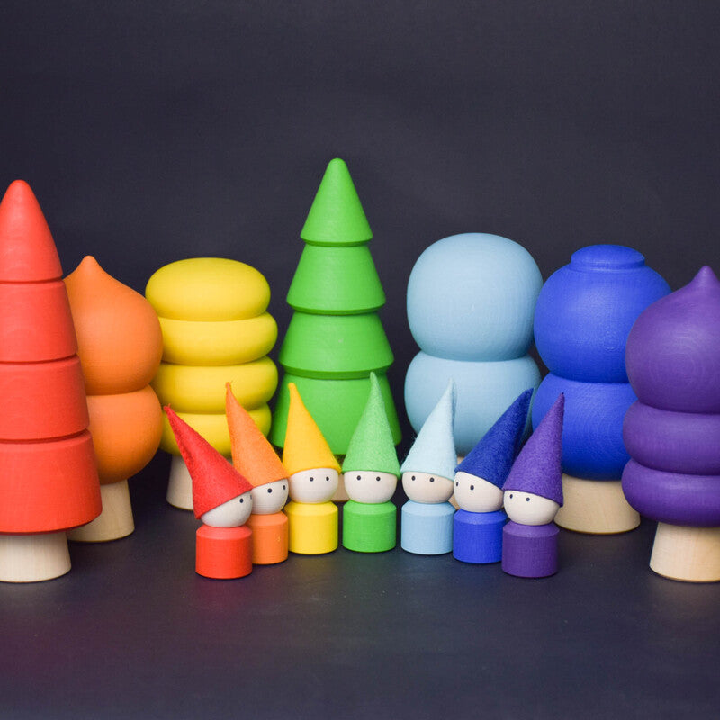 Rainbow Opening Trees Set