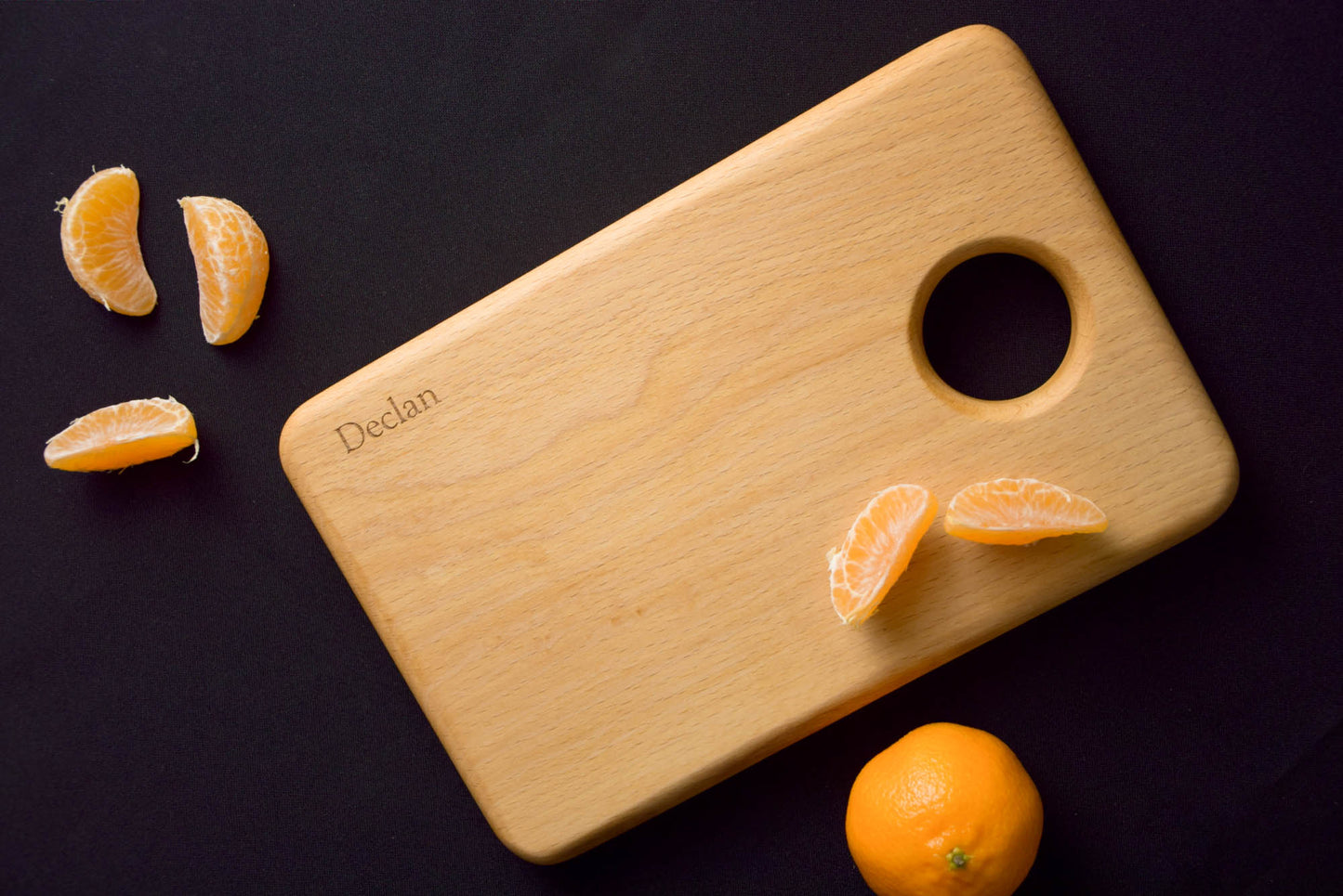 Safe Wooden Knife and Board for Kids Beech