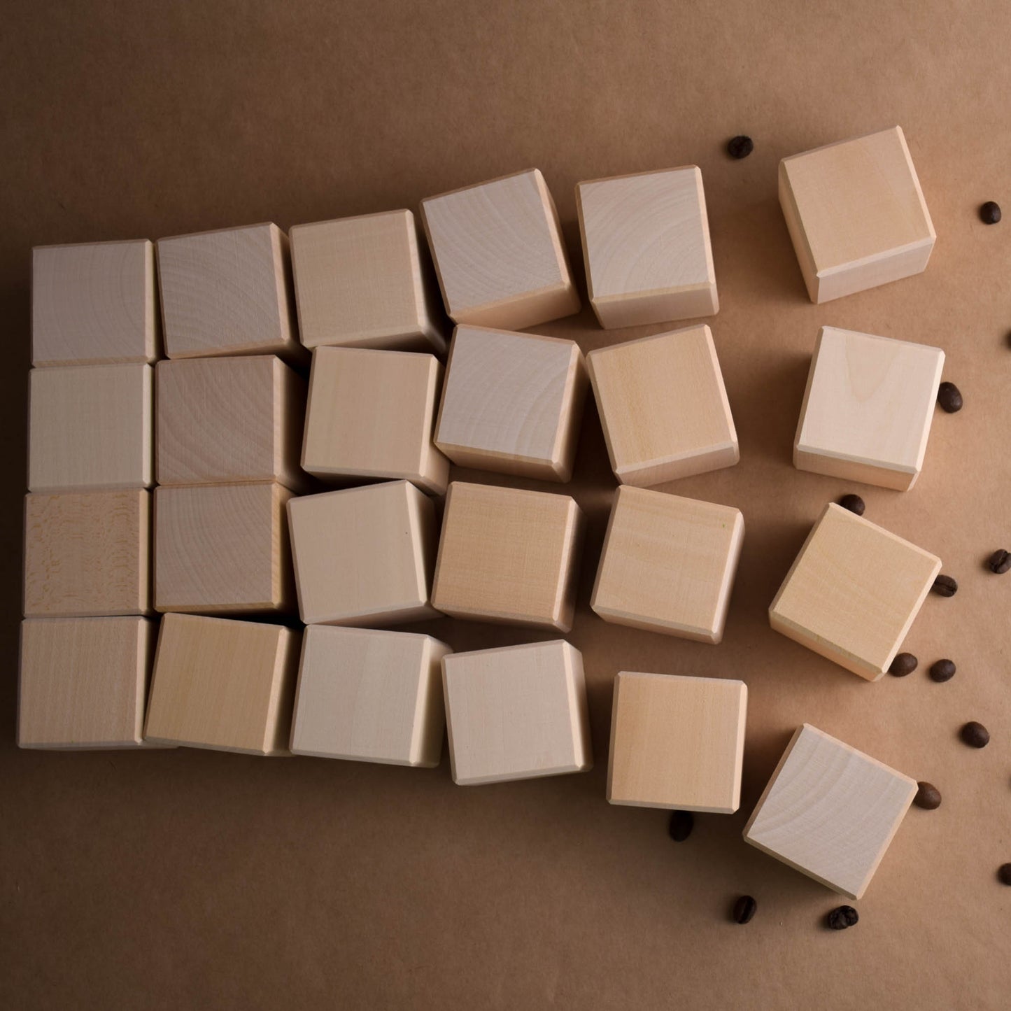 Wooden Blocks for Babies Age, 40 mm, 24 pcs.