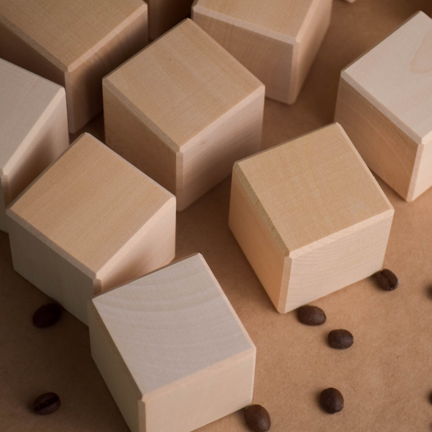 Wooden Blocks for Babies Age, 40 mm, 24 pcs.