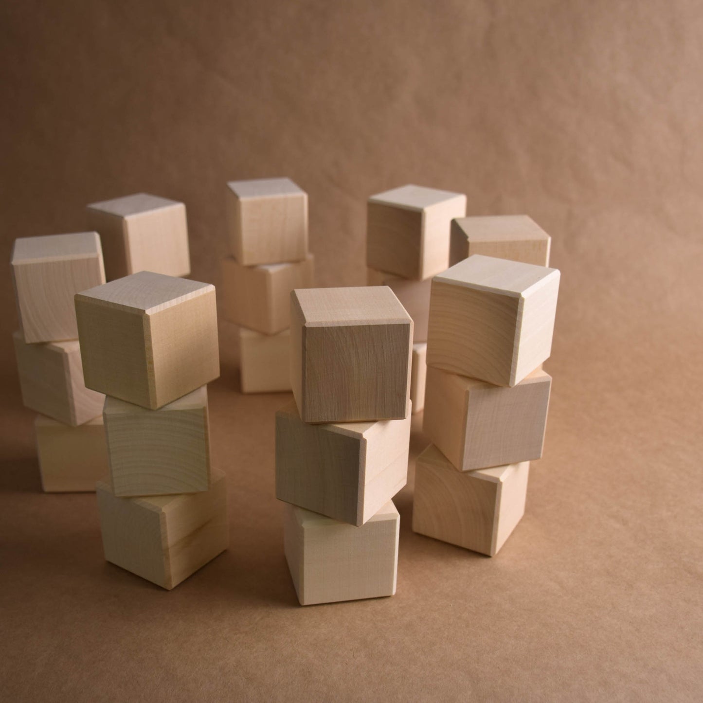 Wooden Blocks for Babies Age, 40 mm, 24 pcs.