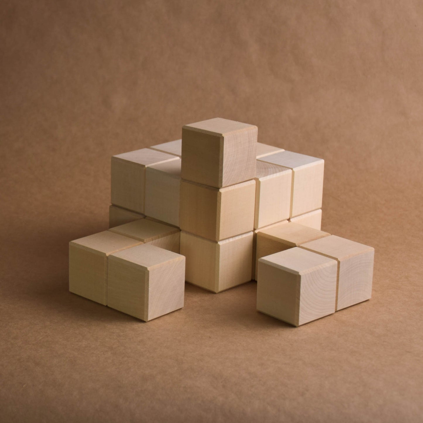 Wooden Blocks for Babies Age, 40 mm, 24 pcs.