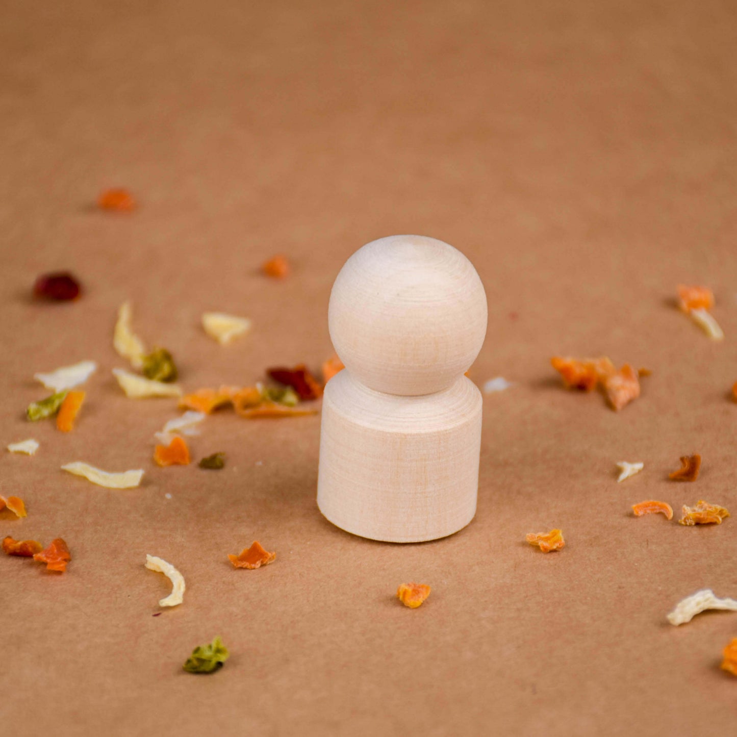 Unfinished Wooden Little Peg People