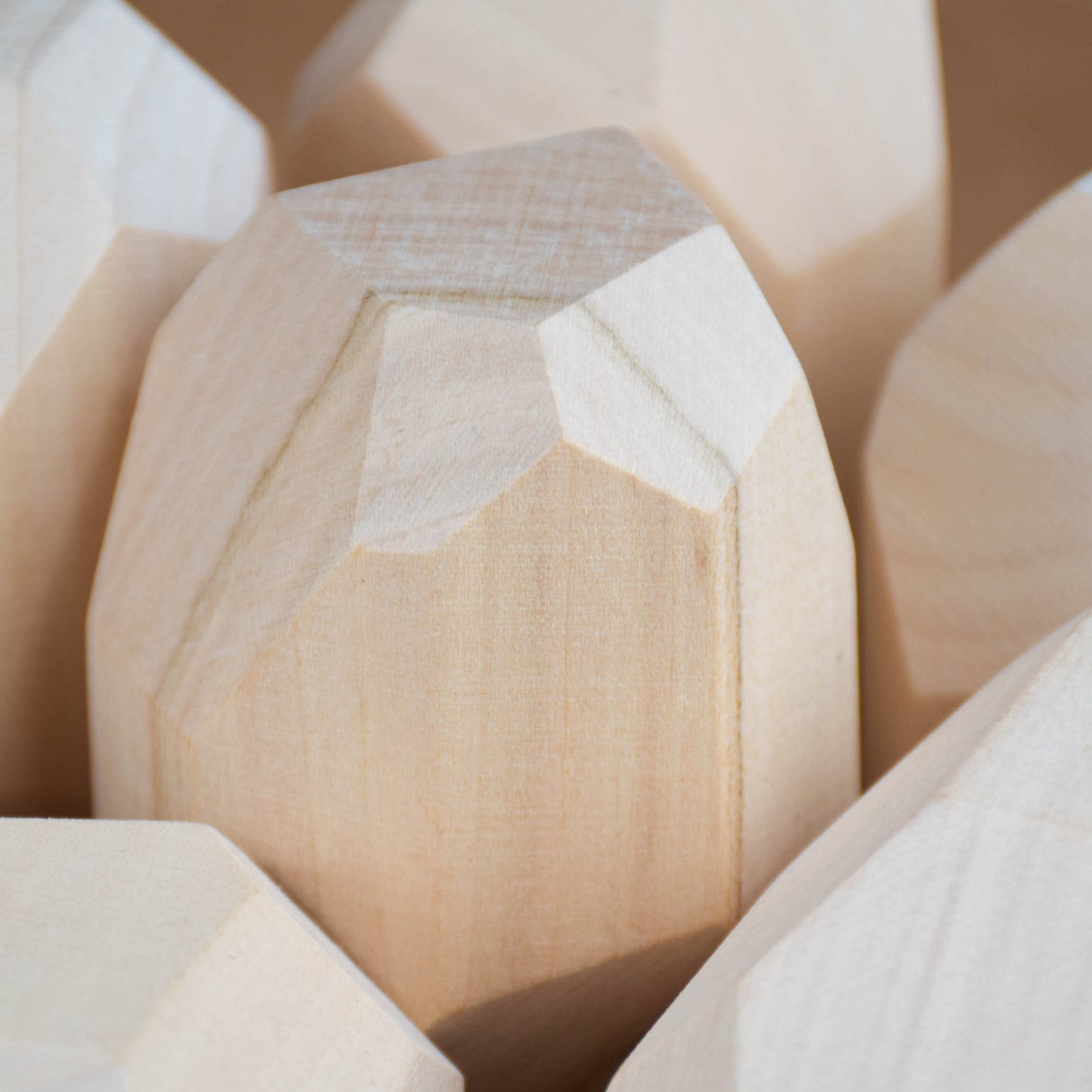 Tumi Ishi Wood Balancing Stones for Baby Natural