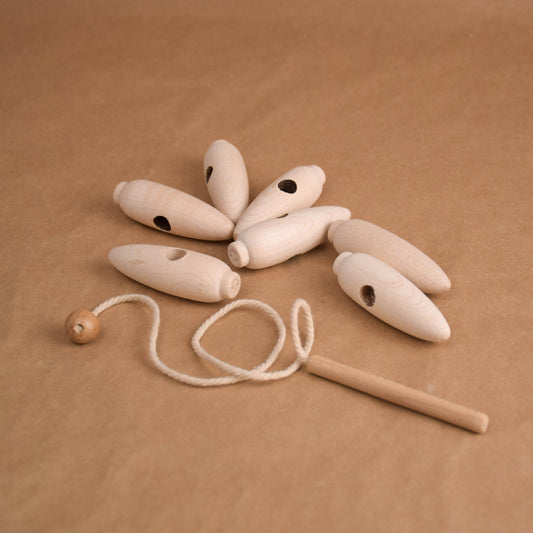 Wood Lacing Toy Carrot