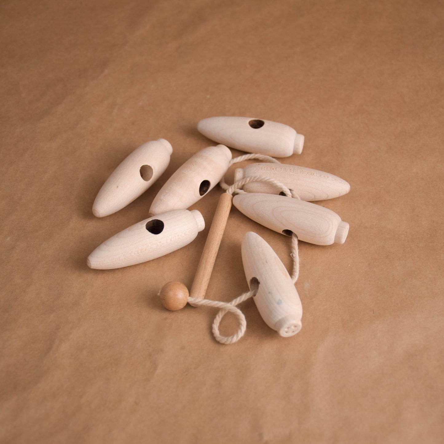 Wood Lacing Toy Carrot