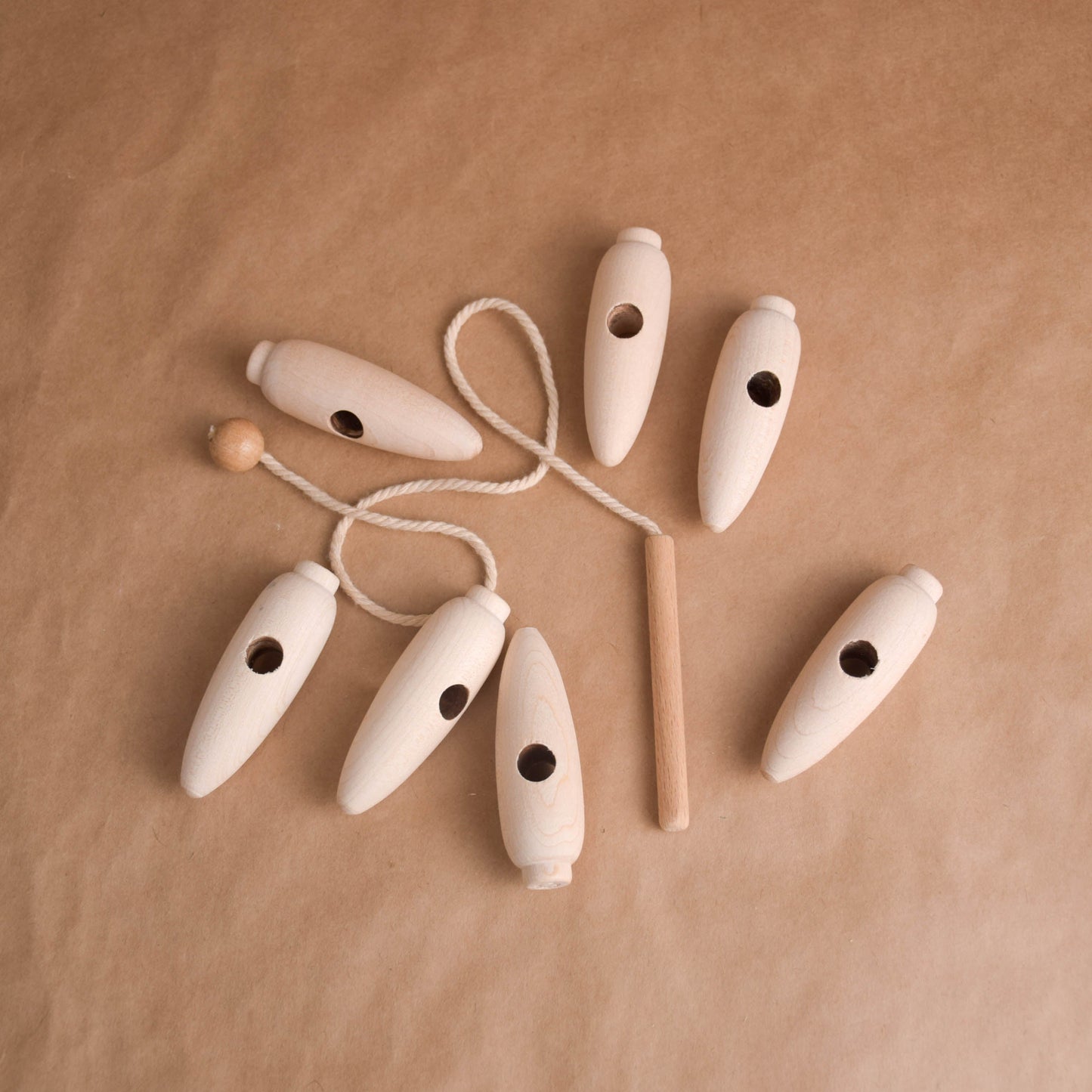 Wood Lacing Toy Carrot