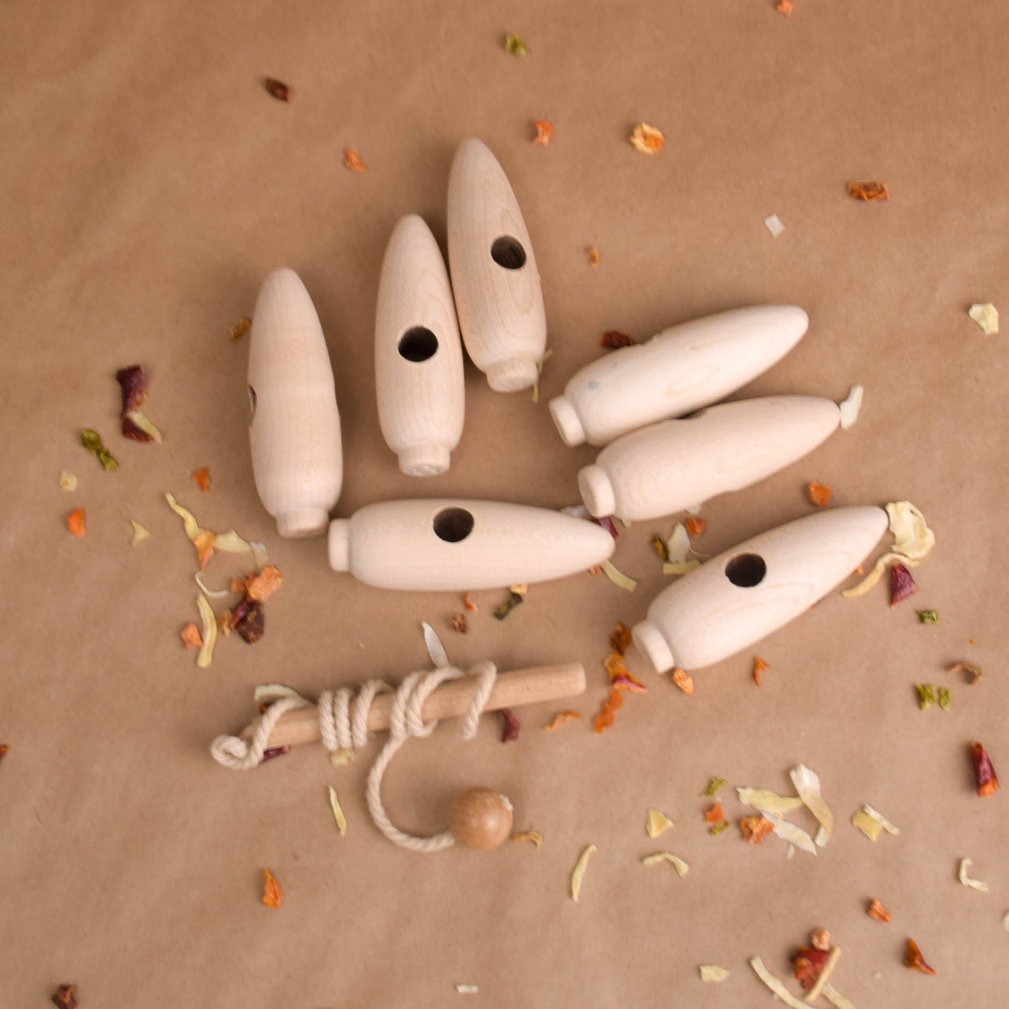 Wood Lacing Toy Carrot