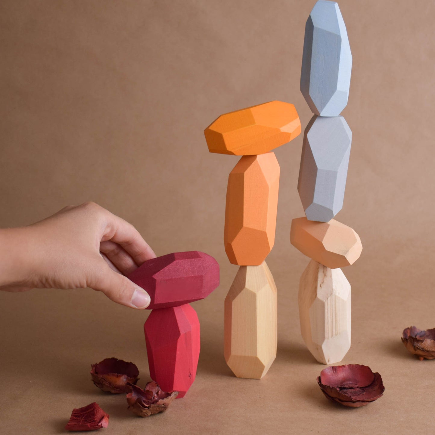 Japanese Wooden Balancing Blocks