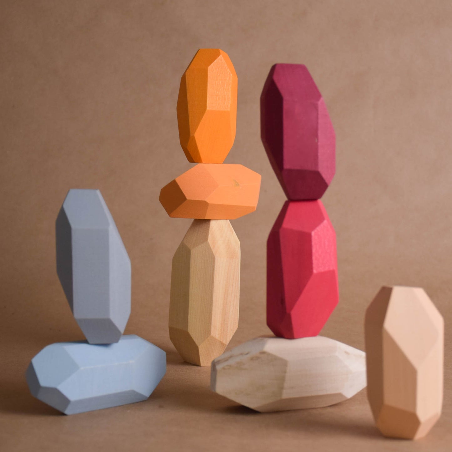 Japanese Wooden Balancing Blocks