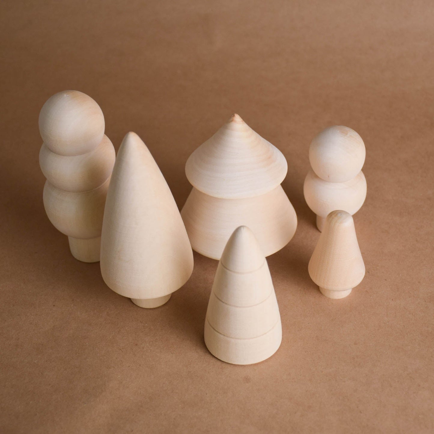 Mini Wooden Tree Toy Set