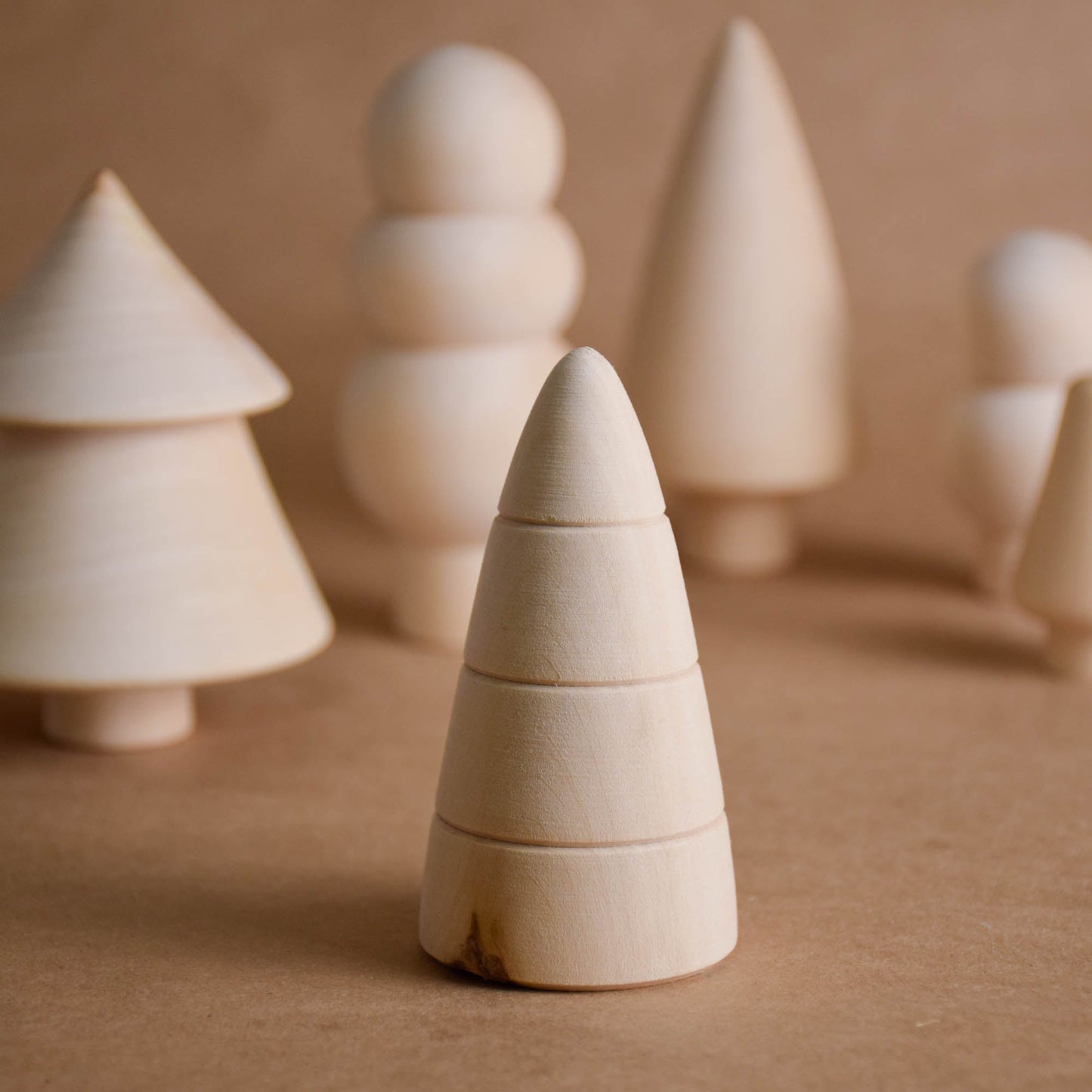 Mini Wooden Tree Toy Set