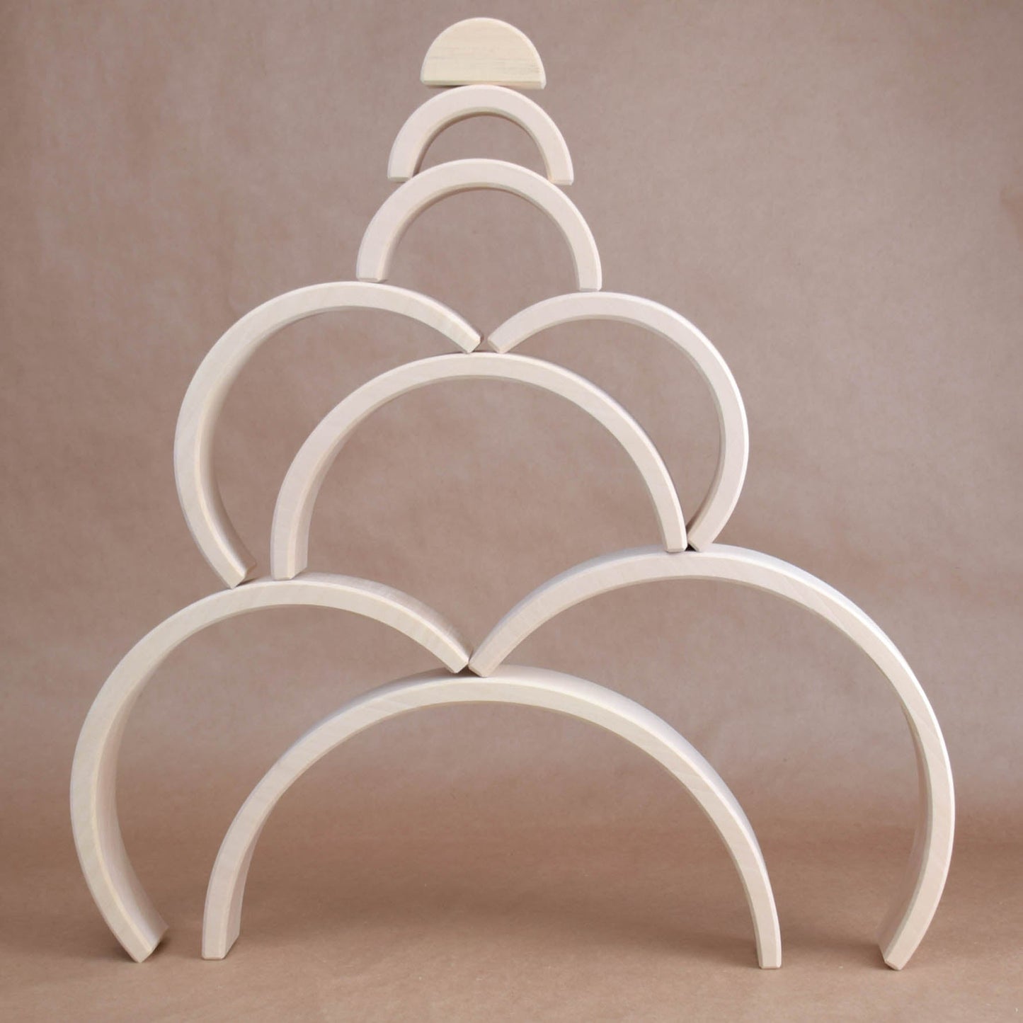 Wooden Baby Rainbow Large Stacker Toy