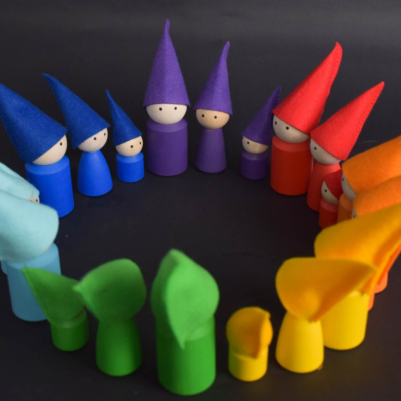 Peg Dolls Big Family