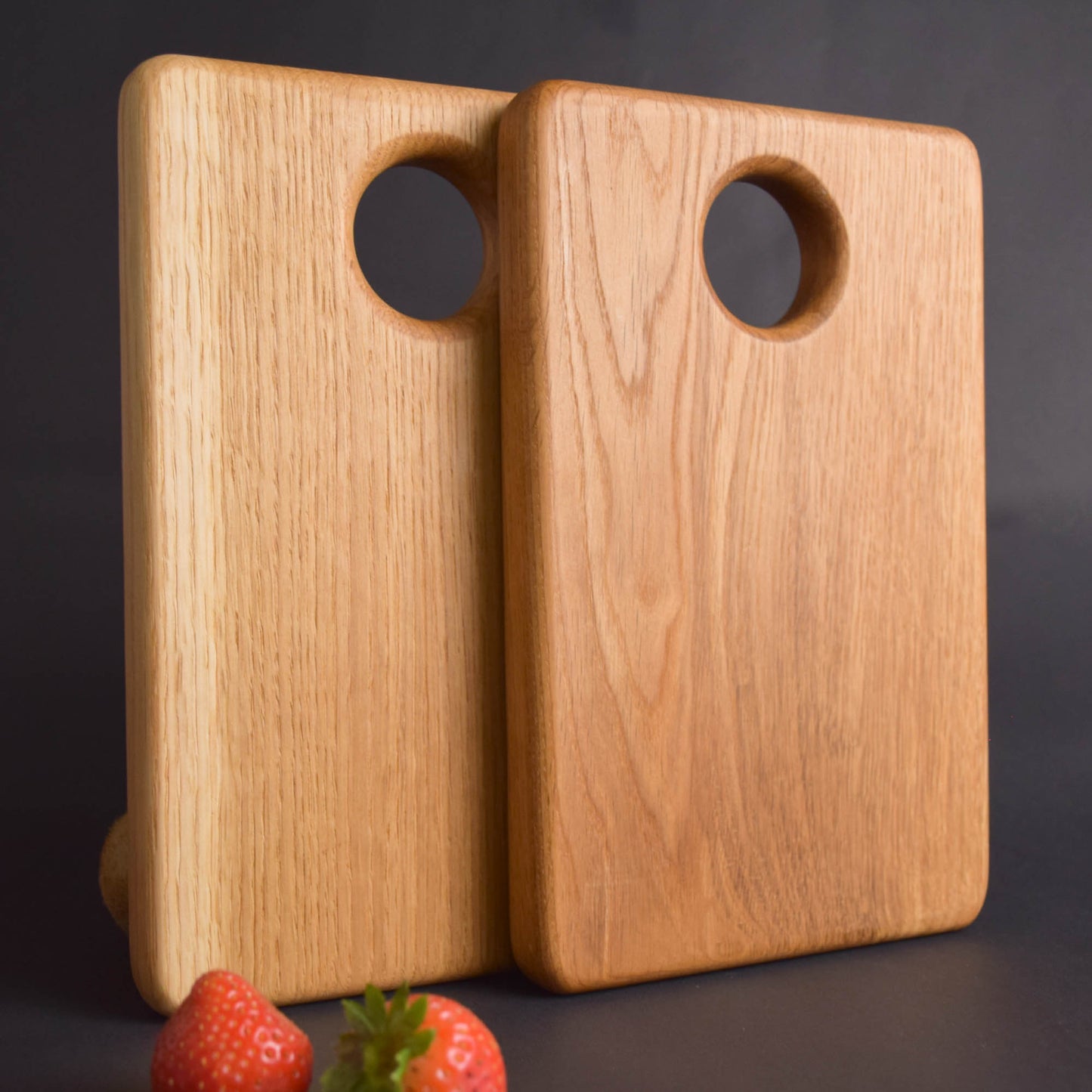 Wood Oak Safe Montessori Knife and Cutting Board