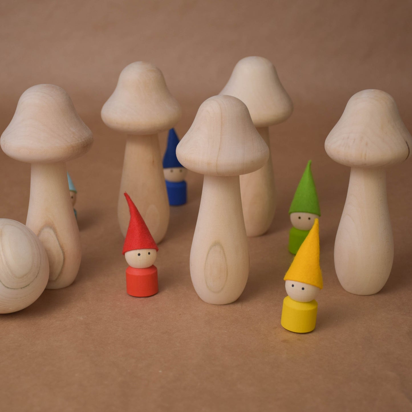 Mini Bowling Game with Mushrooms
