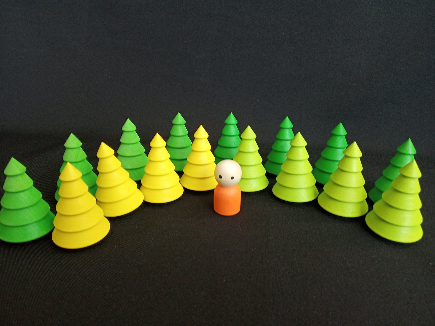 Small Wooden Tree Set