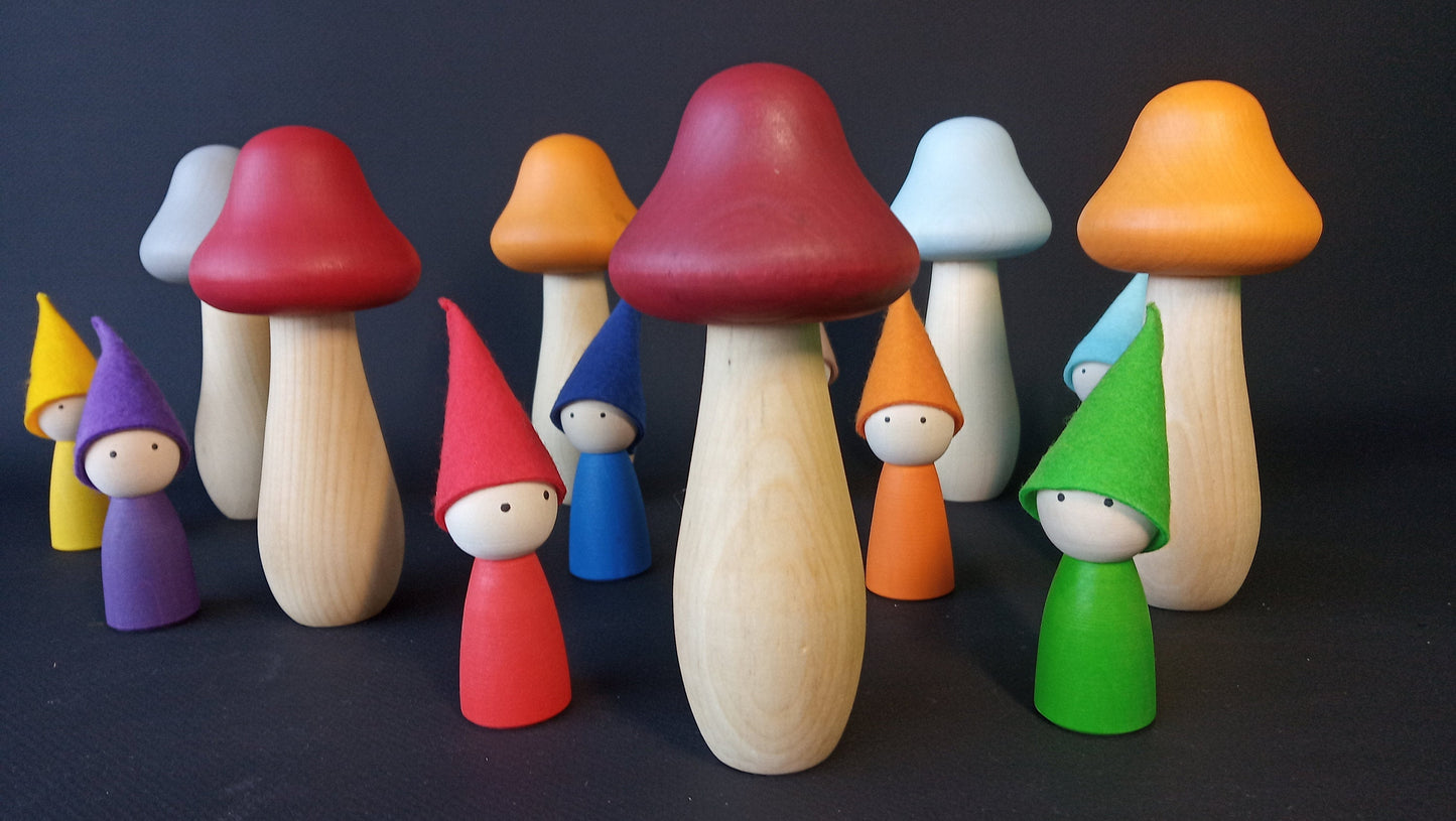 Wood Peg Dolls