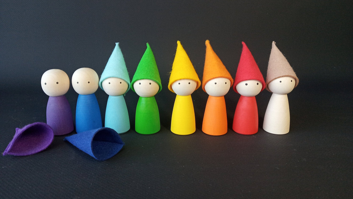 Wood Peg Dolls