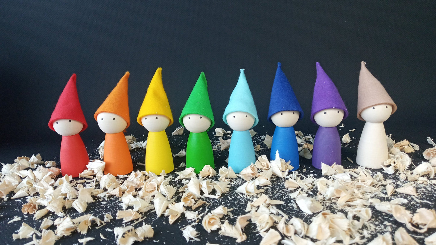 Wood Peg Dolls