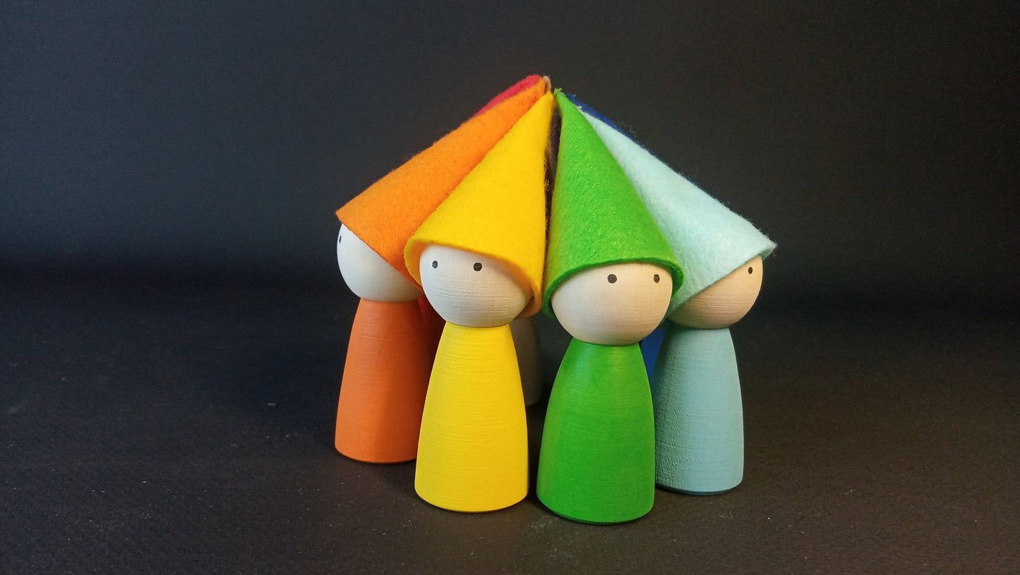 Wood Peg Dolls