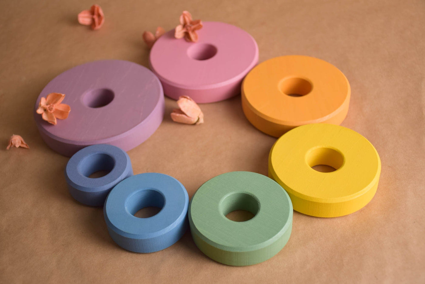 Ring Stacker Toy Pastel