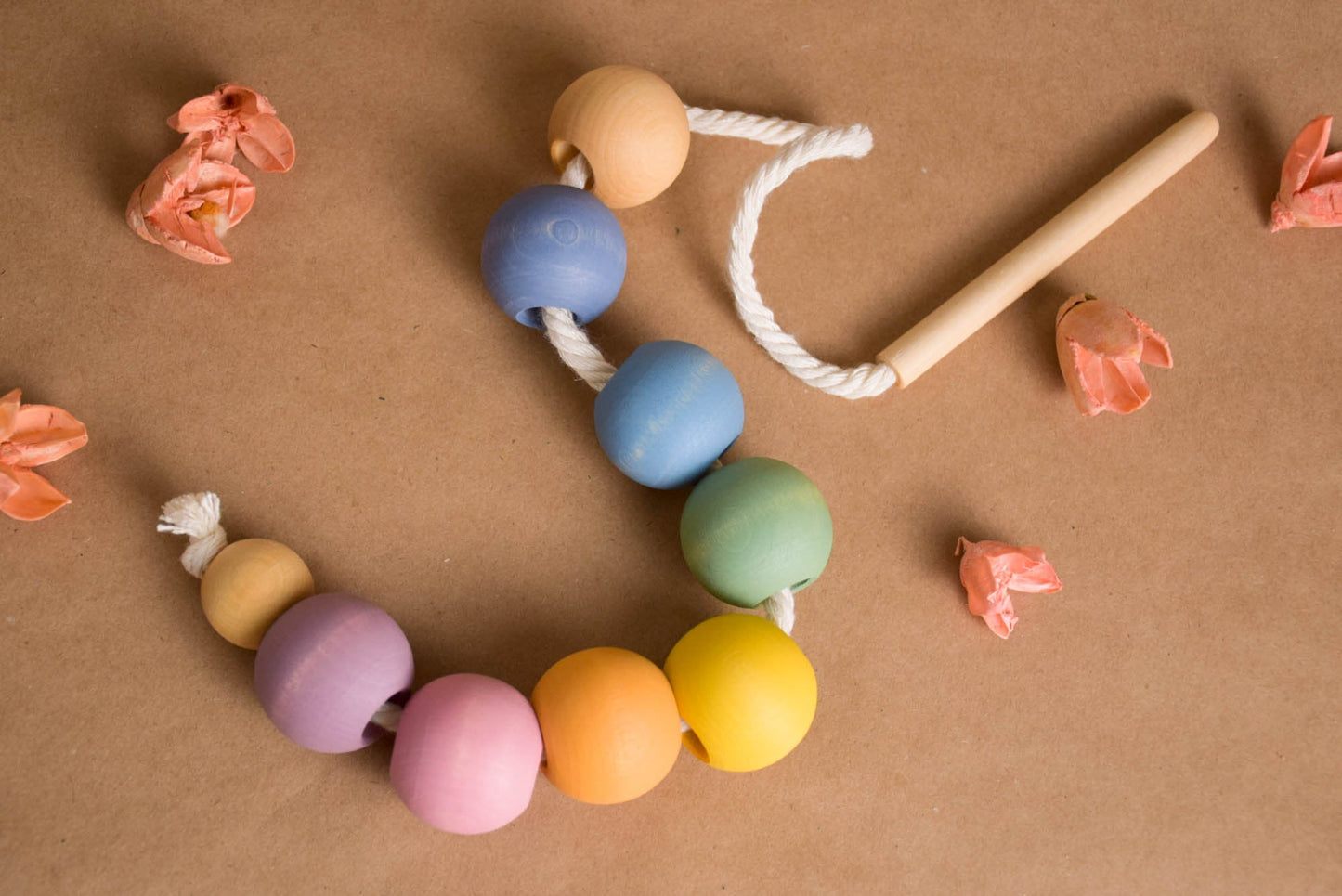 Pastel Lacing Beads