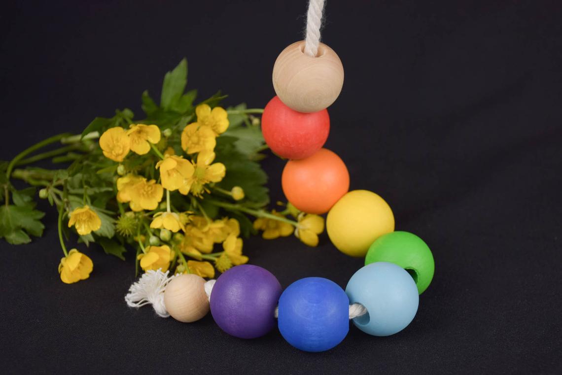 Rainbow Lacing Beads