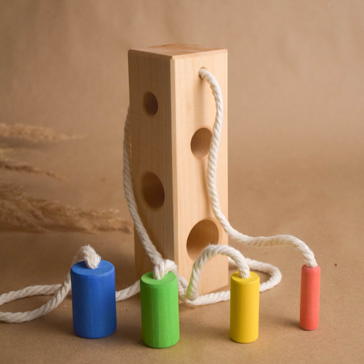 Block with Cylinders