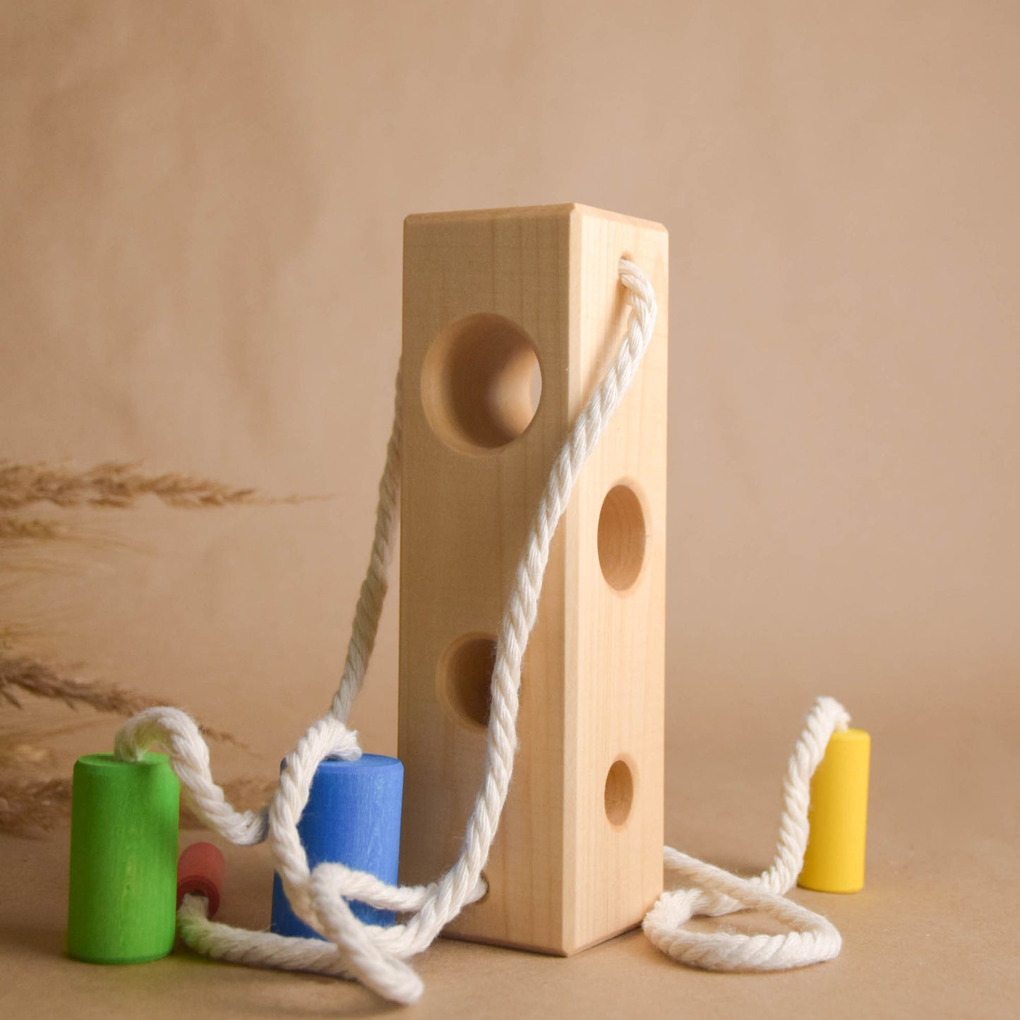 Block with Cylinders