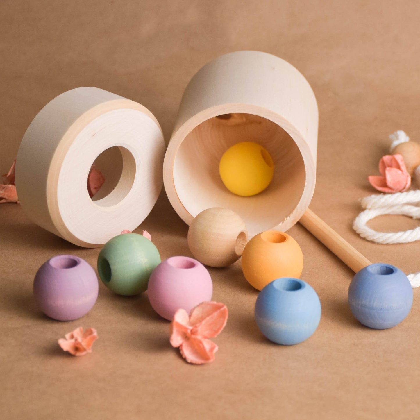 Pastel Cylinder with Lacing