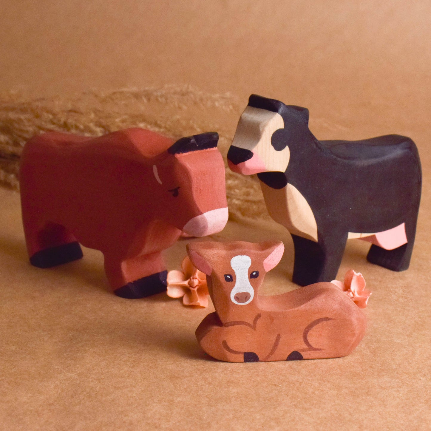 Cow, Bull and Calf