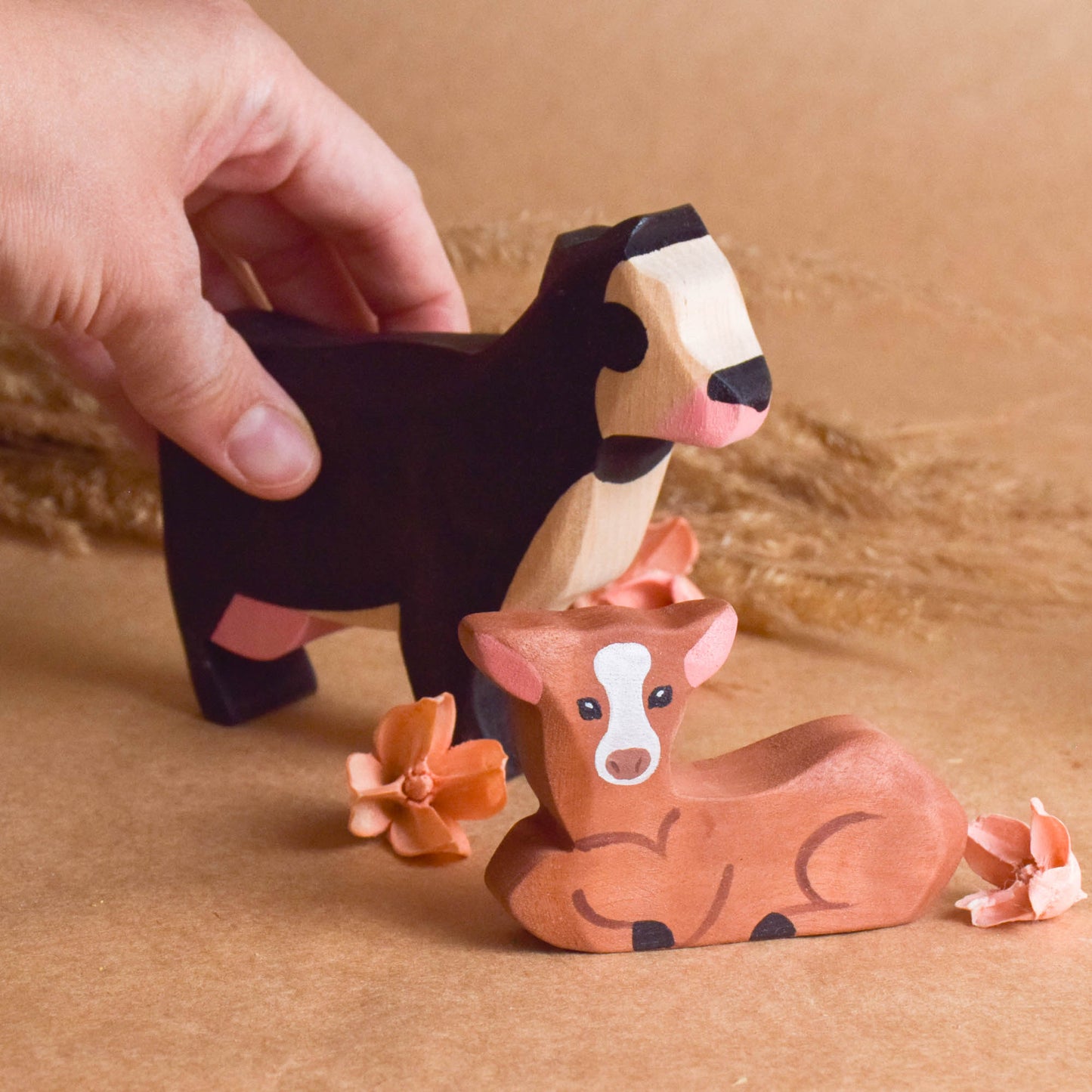 Cow, Bull and Calf